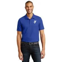 Mens Softstyle 100% Cotton Pique Polo - Screen Print