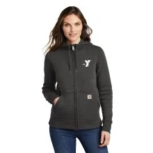 Ladies Carhartt® Women’s Clarksburg Full-Zip Hoodie - Screen Printed  