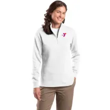 Ladie's 1/4-Zip Sweatshirt - Embroidered